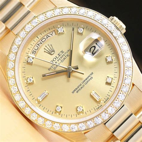 weight of gold in rolex day date|Rolex Day-Date 18238 price.